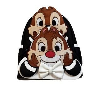 Loungefly Disney Chip and Dale Mini Backpack Tuxedo Clarice WDBK4526 New